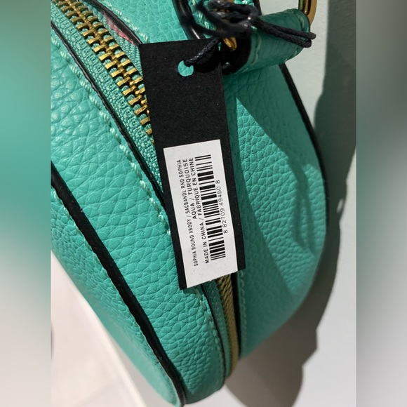 Love and Lore bag Sophia round xbody bag aqua turquoise - Picture 4 of 8